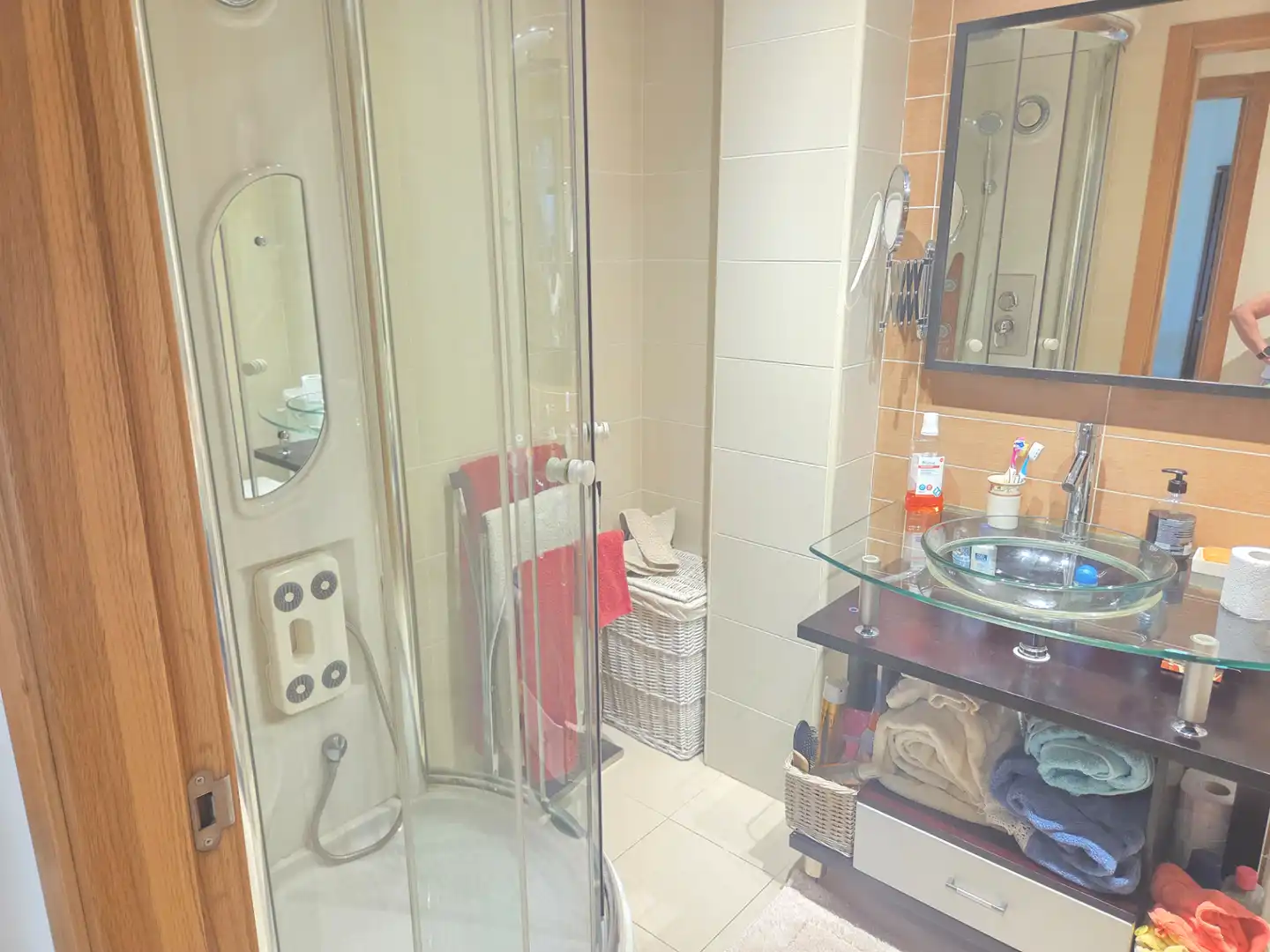 Bathroom of Flat for sale in Barreiros  with Terrace, Storage room and Furnished