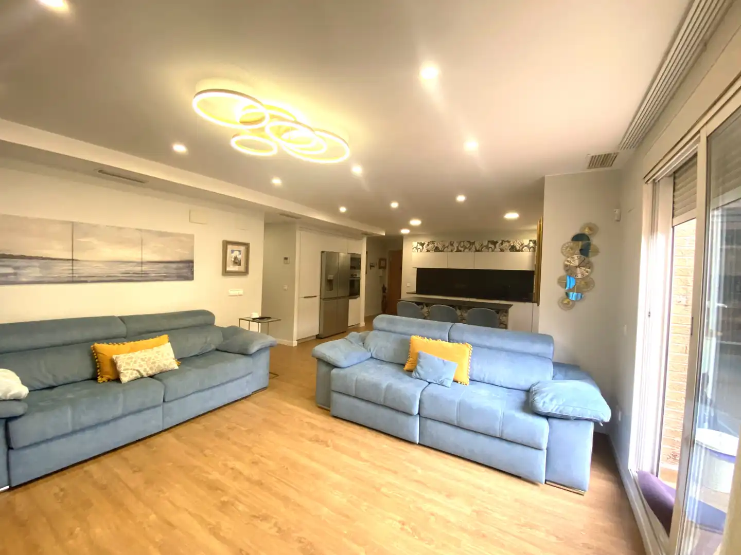 Wohnzimmer von Dachboden zum Verkauf in Valencia mit Klimaanlage, Heizung und Parkett