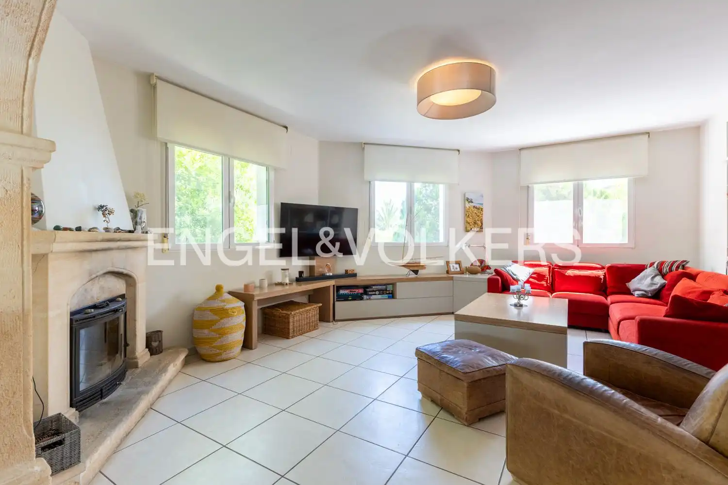 Sala d'estar de Casa o xalet en venda en Cap Martí - El Tossalet - Pinomar