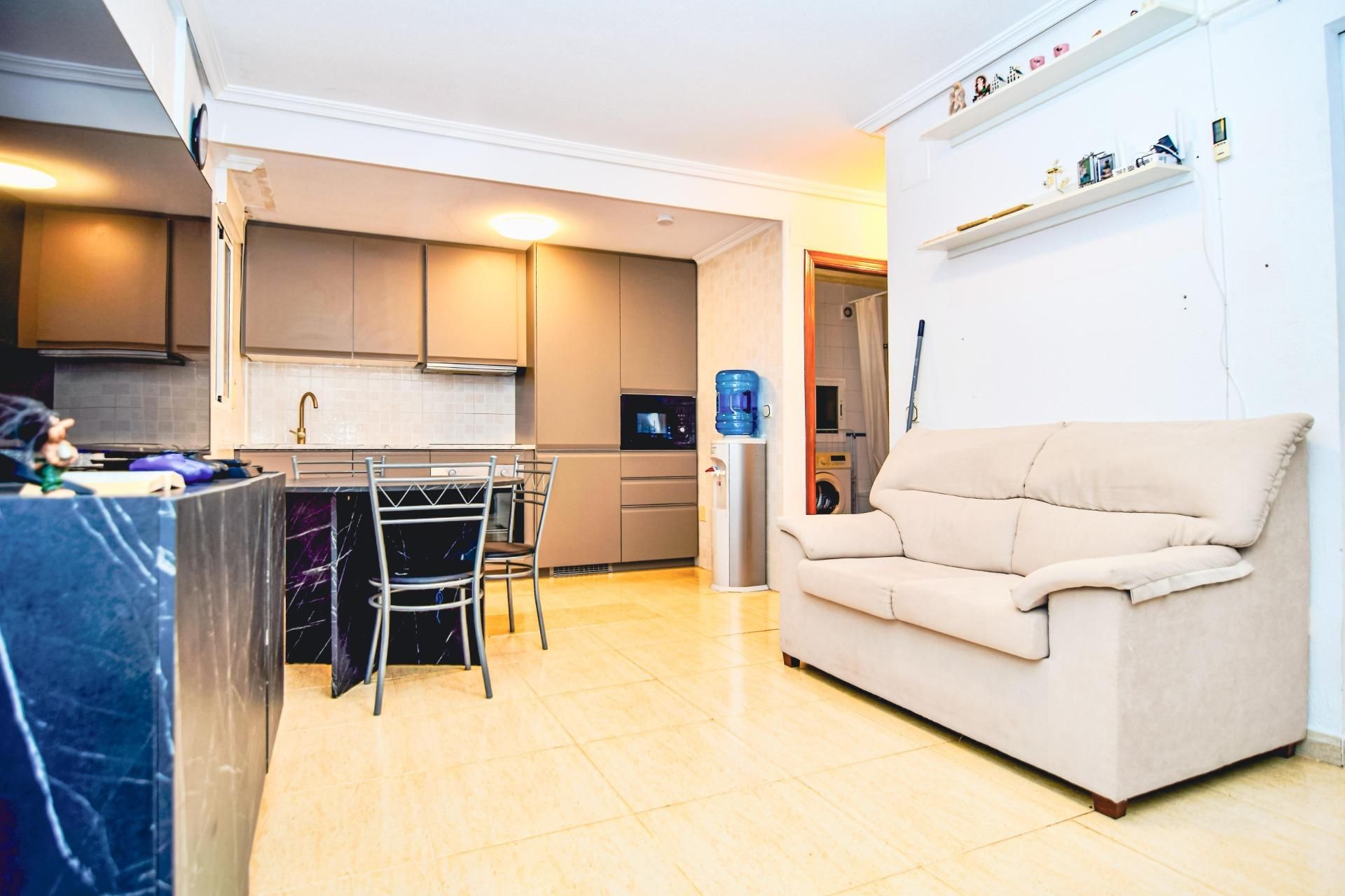 Living room of Apartment for sale in La Nucia  with Air Conditioner, Private garden and Furnished