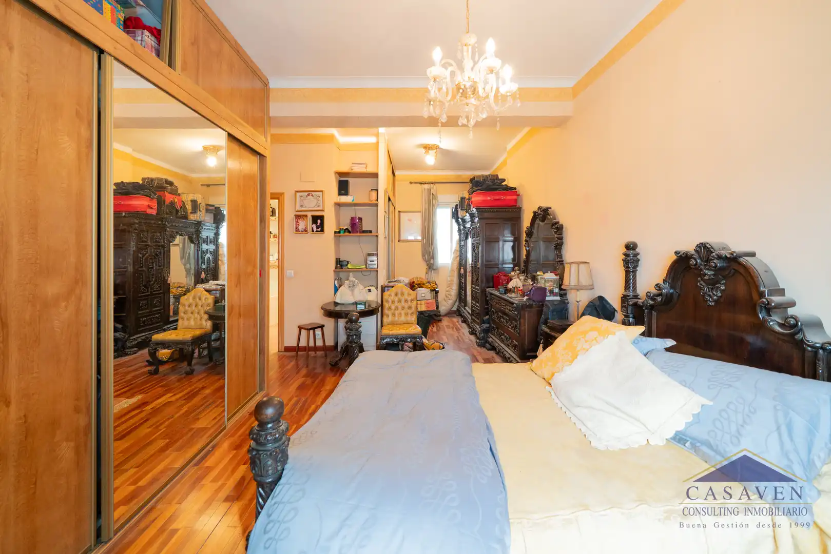Schlafzimmer von Wohnung zum Verkauf in Madrid mit Heizung