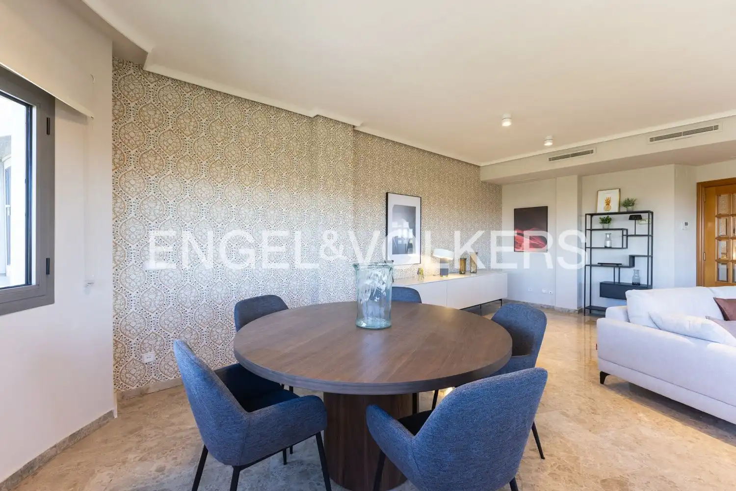 Comedor de Piso de alquiler en Valencia con Aire acondicionado, Calefacción y Amueblado