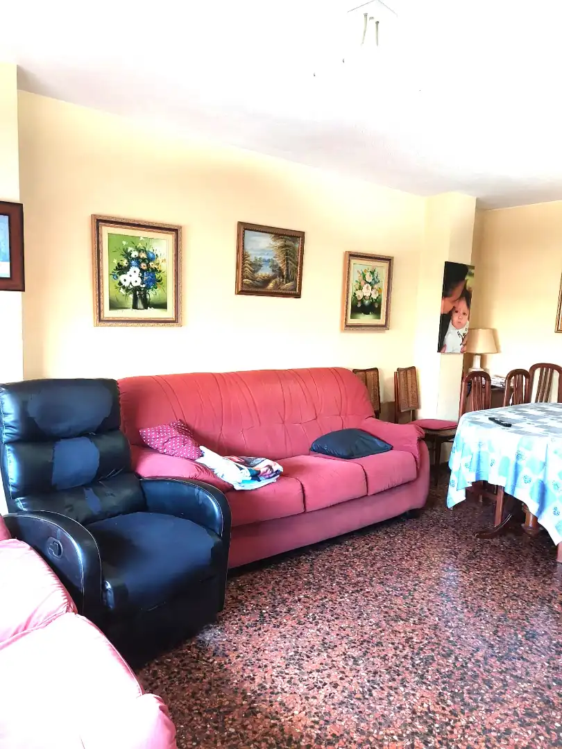 Sala de estar de Piso en venta en Valencia con Aire acondicionado, Horno y Balcón