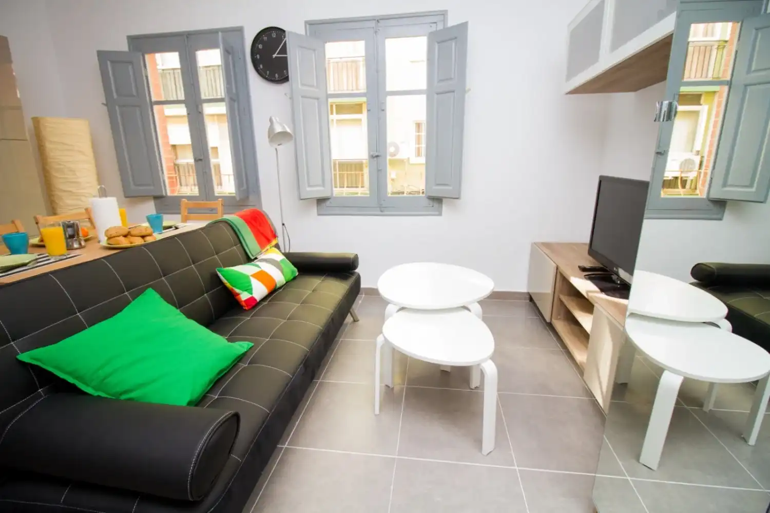 Sala d'estar de Apartament de lloguer en Málaga amb Moblat, Rentadora i Microones
