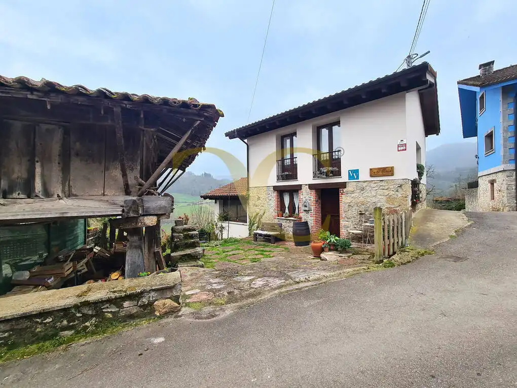 Vista exterior de Casa o xalet en venda en Cangas de Onís amb Calefacció, Jardí privat i Terrassa