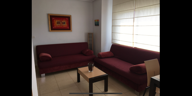 Sala de estar de Piso en venta en Oropesa del Mar / Orpesa con Aire acondicionado, Jardín privado y Terraza