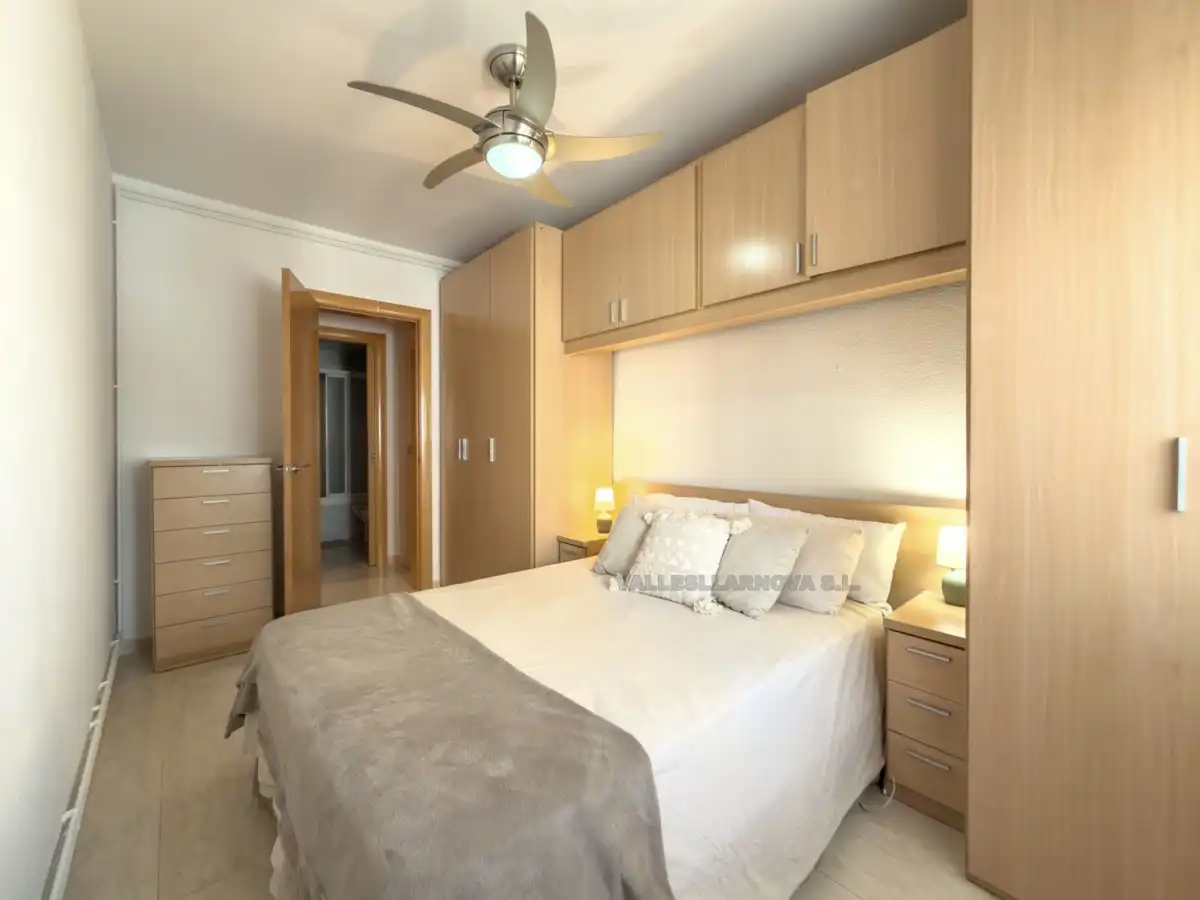 Schlafzimmer von Wohnung zur Miete in Mollet del Vallès mit Klimaanlage, Heizung und Möbliert