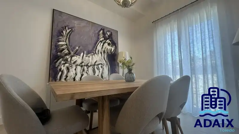 Dining room of Flat for rent in Toledo  with Air Conditioner, Heating and Furnished