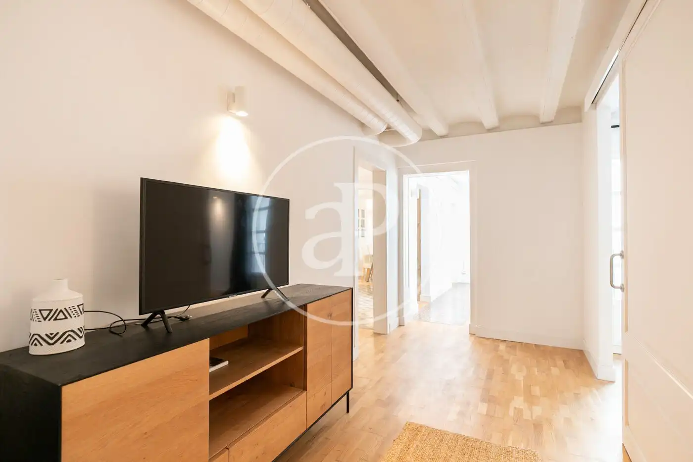 Sala de estar de Piso en venta en Barcelona con Aire acondicionado, Calefacción y Balcón