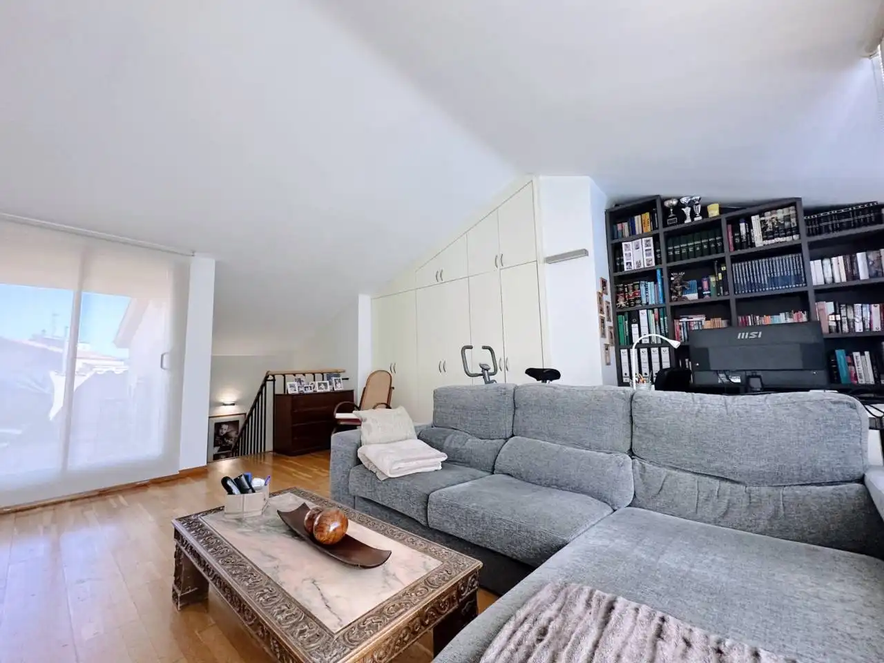 Wohnzimmer von Maisonette zum Verkauf in Manresa mit Klimaanlage, Heizung und Parkett