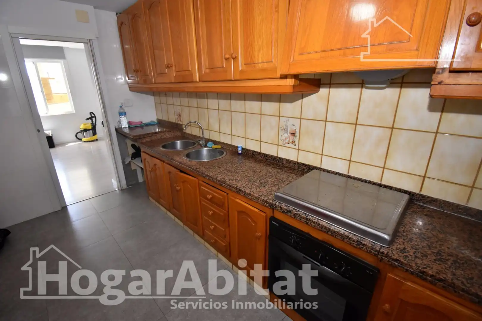 Cuina de Pis en venda en Castellón de la Plana / Castelló de la Plana amb Aire condicionat i Terrassa