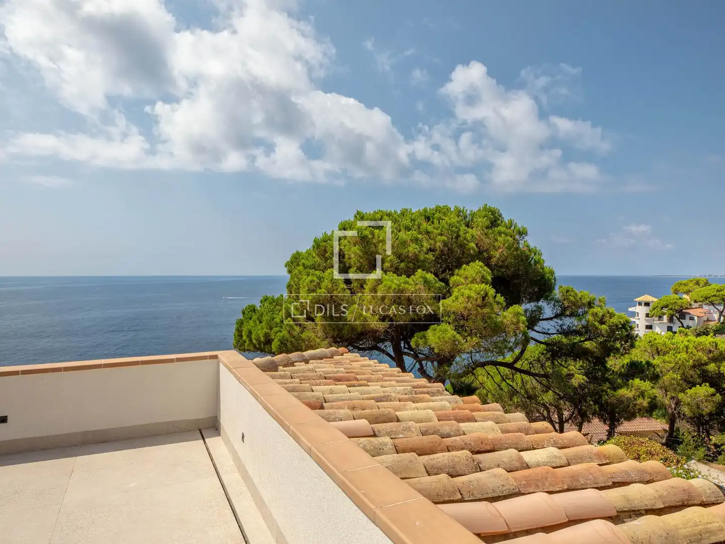 Terrasse von Haus oder Chalet zum Verkauf in Lloret de Mar mit Klimaanlage, Heizung und Privatgarten