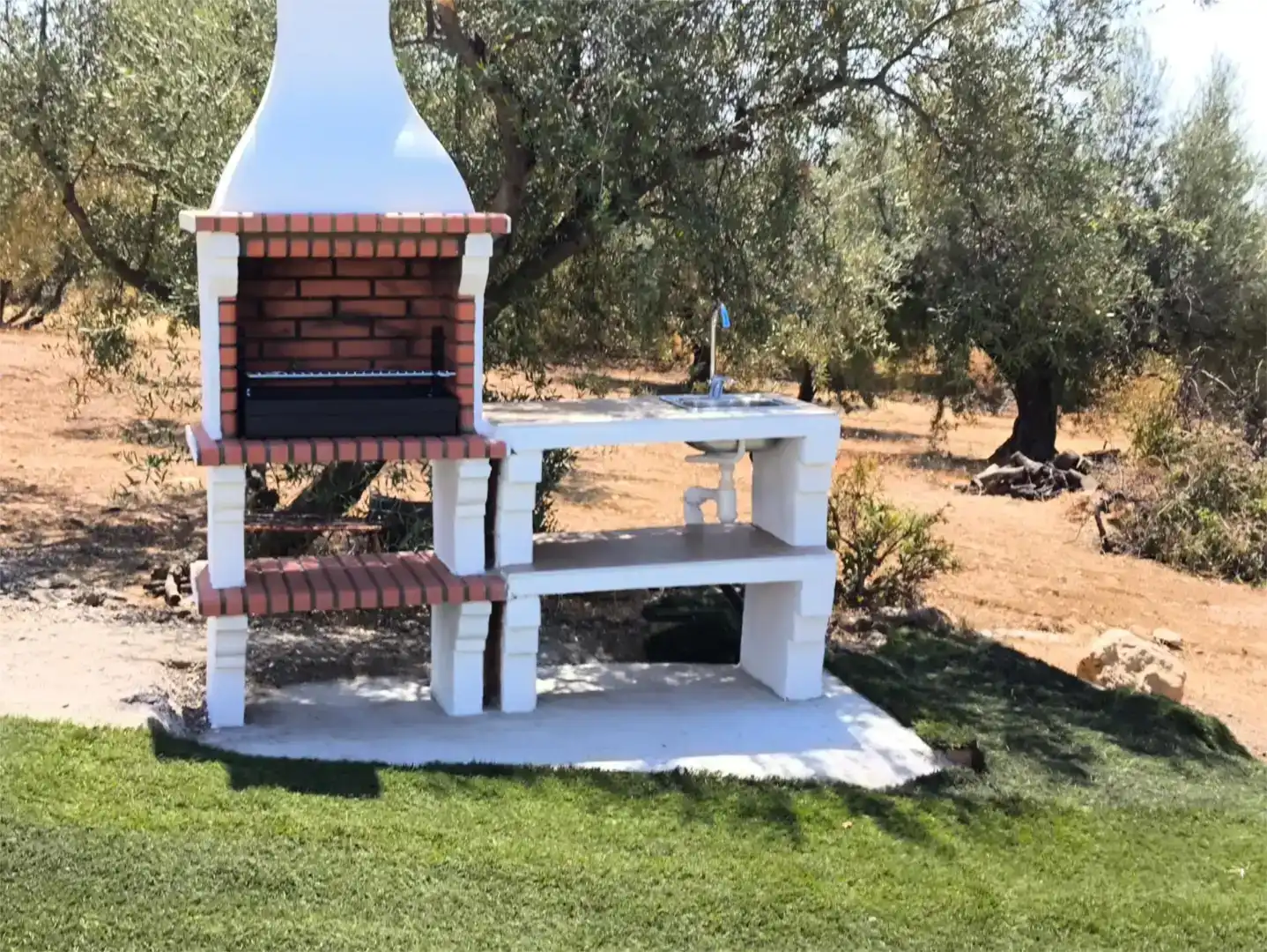 Garten von Country house zur Miete in Periana mit Klimaanlage, Privatgarten und Schwimmbad