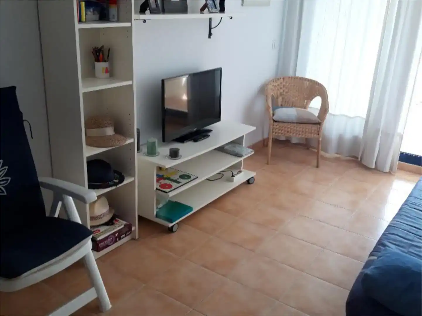 Sala d'estar de Pis de lloguer en Moncofa amb Jardí privat, Traster i Piscina