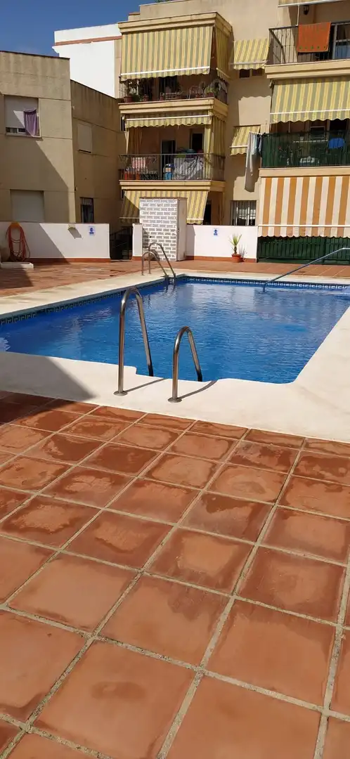 Piscina de Apartamento en venta en Torrox con Aire acondicionado, Amueblado y Piscina comunitaria