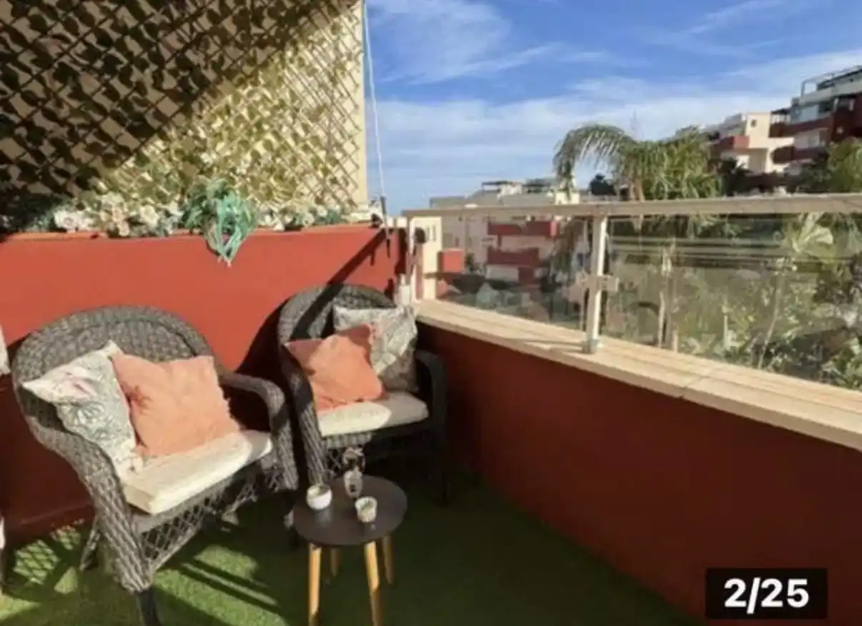 Terrassa de Pis en venda en Benalmádena amb Aire condicionat, Piscina i Balcó