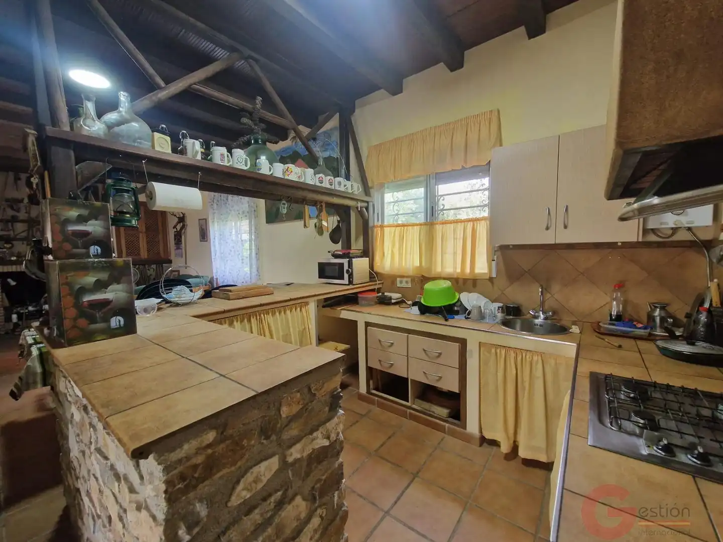 Küche von Country house zum Verkauf in El Pinar mit Terrasse und Schwimmbad