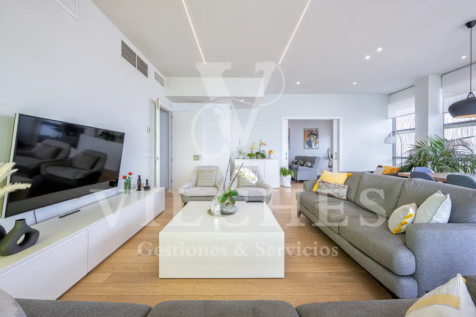 Sala de estar de Piso en venta en Las Palmas de Gran Canaria con Aire acondicionado y Trastero