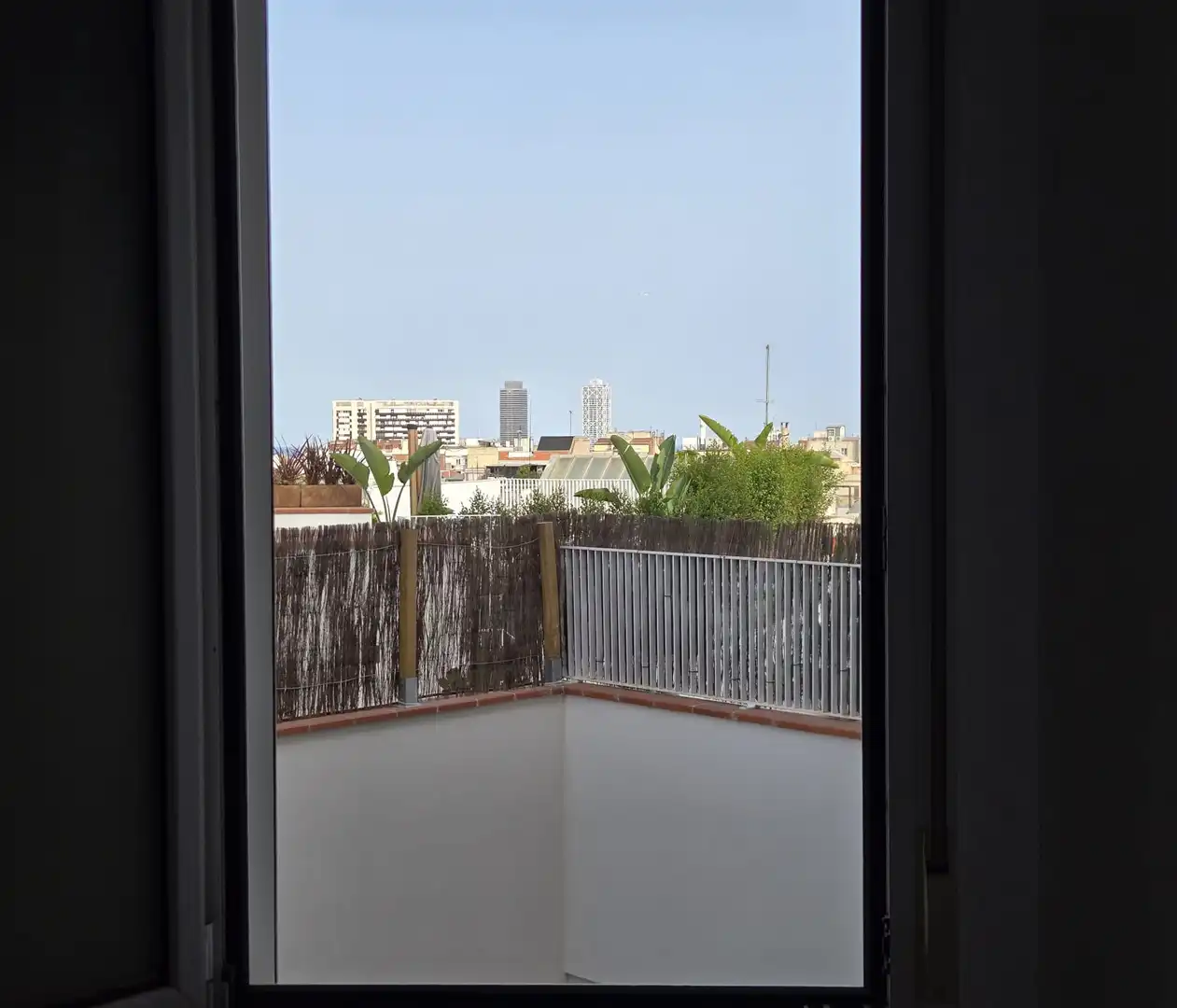 Balcony of Attic for sale in Barcelona  with Air Conditioner, Terrace and Alarm