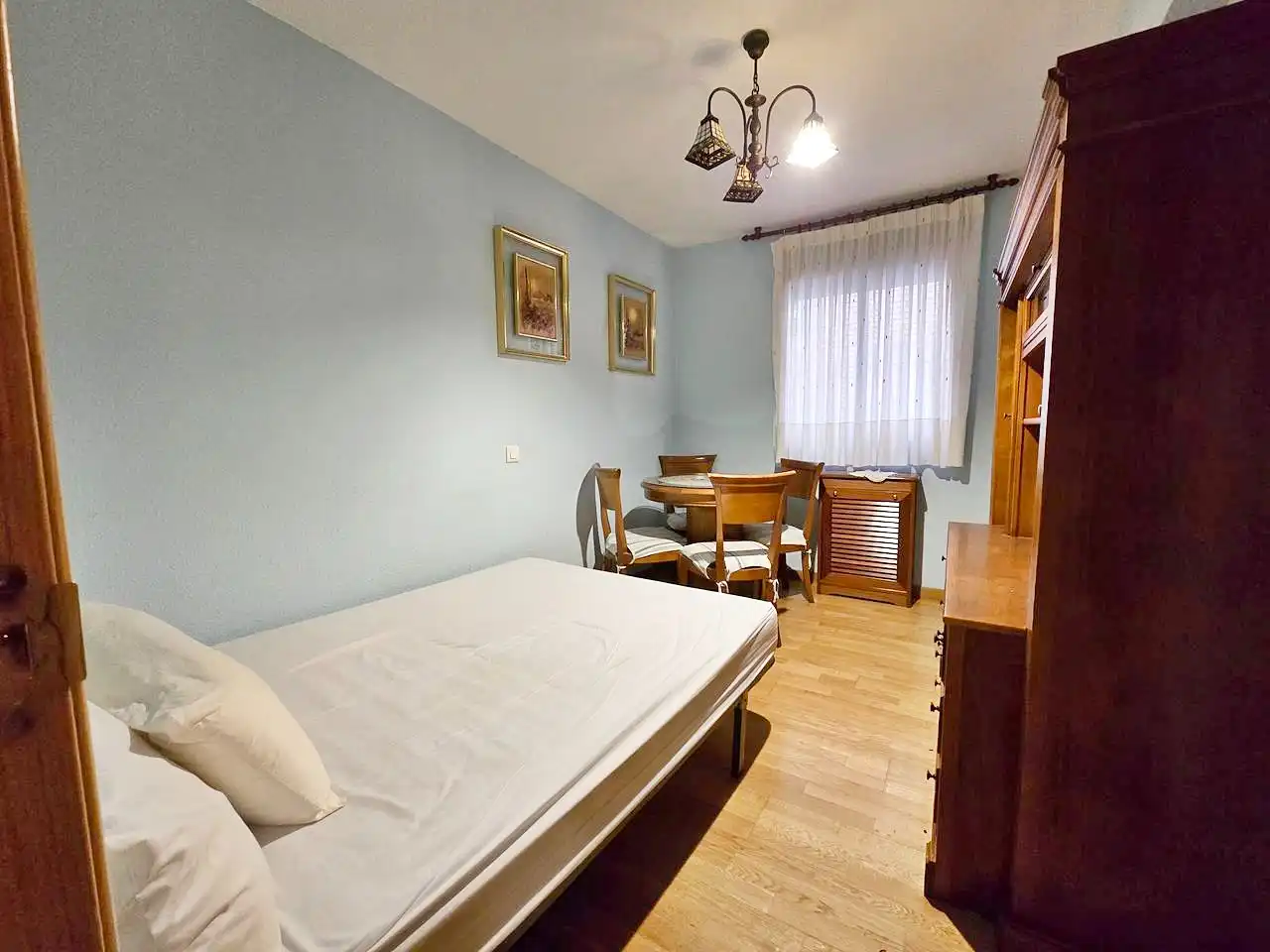 Schlafzimmer von Wohnung zur Miete in Leganés mit Klimaanlage, Heizung und Parkett