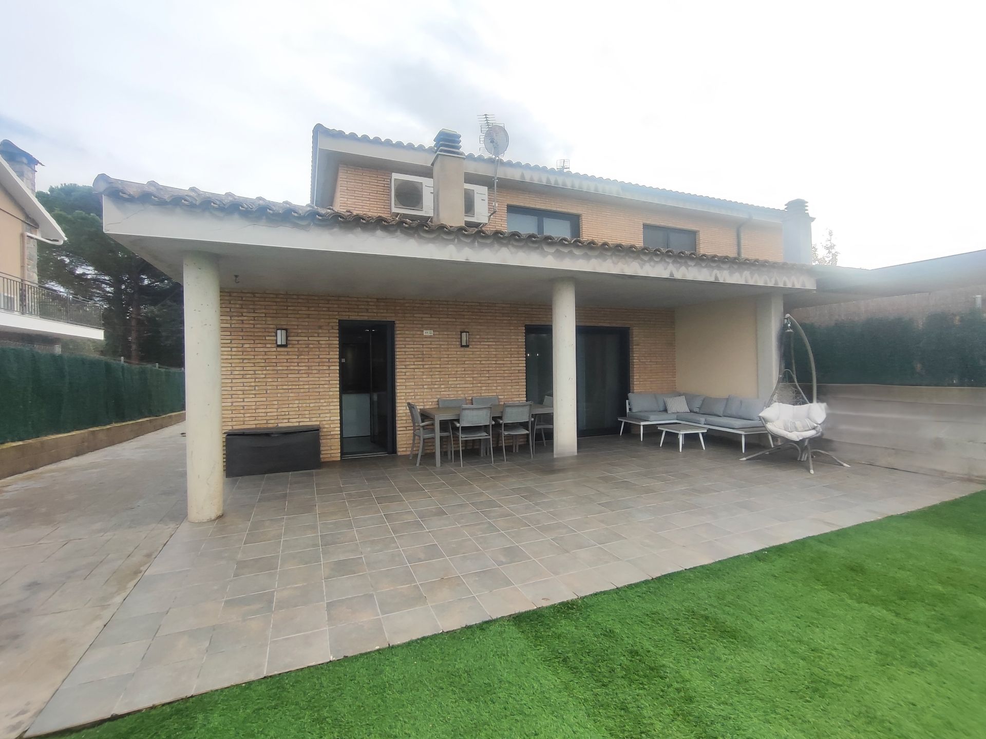 Terrace of Single-family semi-detached for sale in Caldes de Malavella  with Air Conditioner, Heating and Private garden