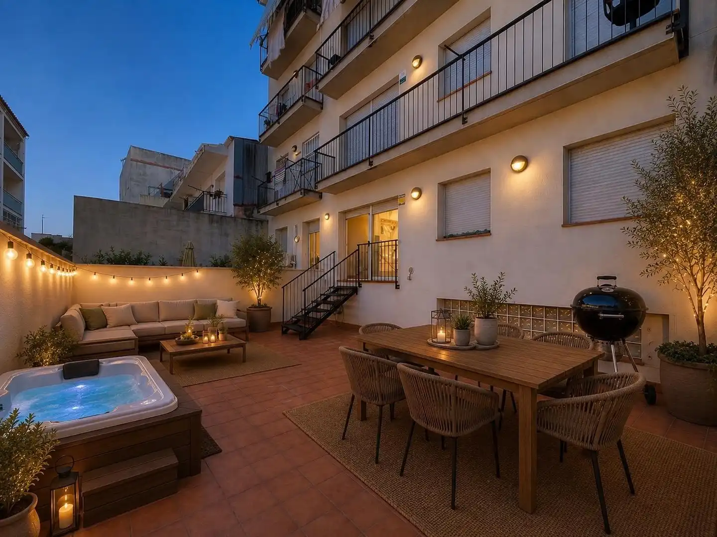 Terrasse von Erdgeschoss zum Verkauf in El Vendrell mit Terrasse
