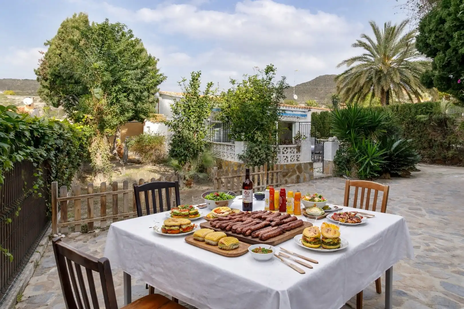 Garden of Houses for sale in El Campello  with Air Conditioner, Private garden and Terrace