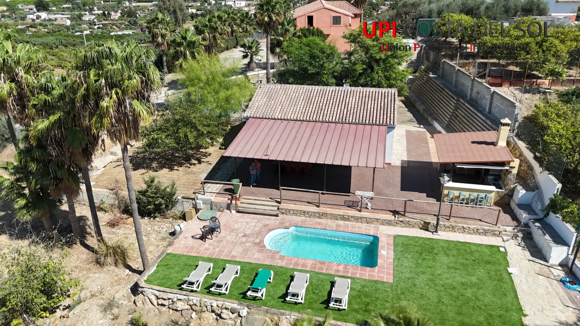 Jardín de Finca rústica en venta en Cártama con Aire acondicionado, Jardín privado y Terraza