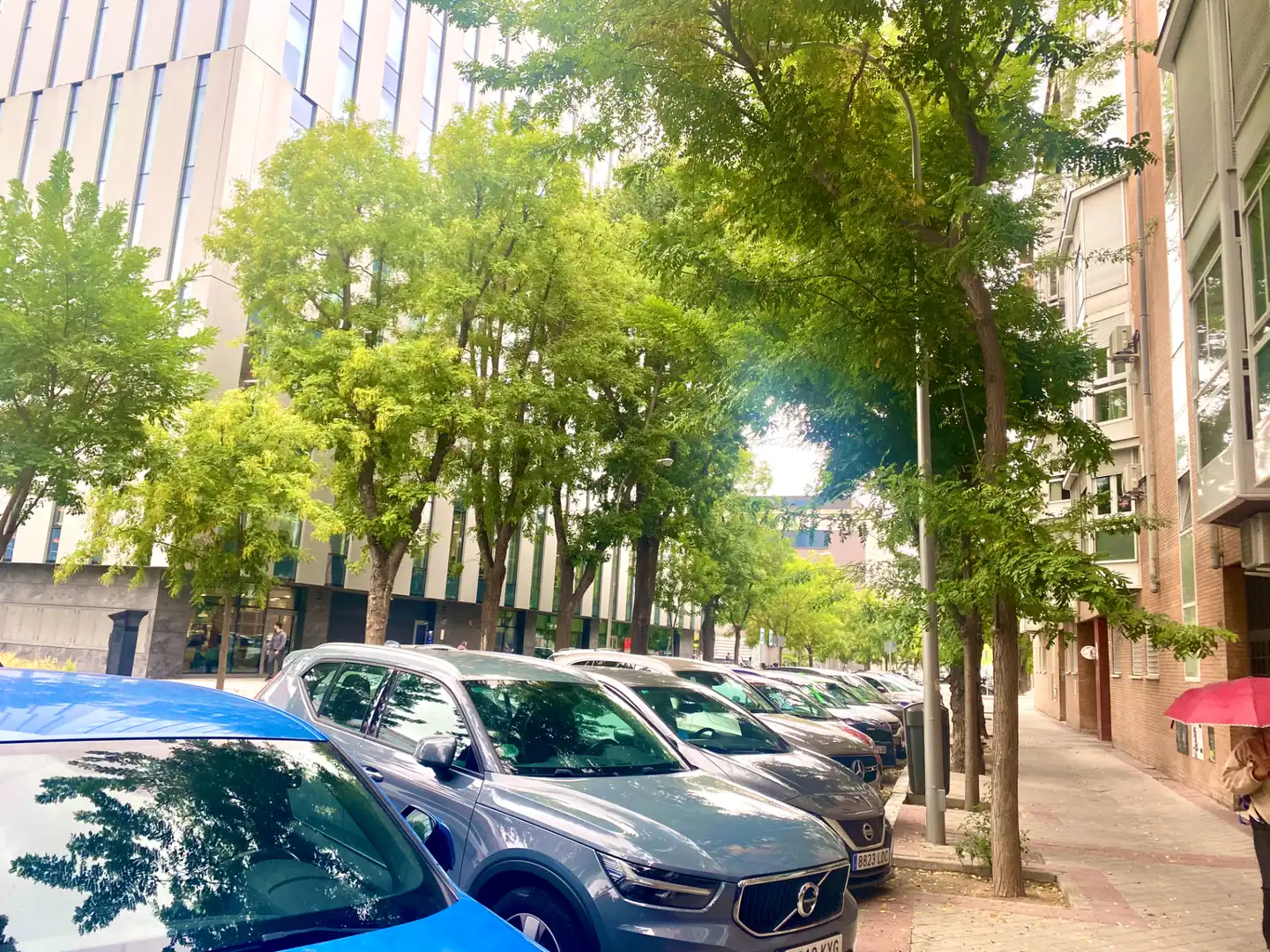 Parking of Flat for rent in Madrid  with Heating, Furnished and Washing machine