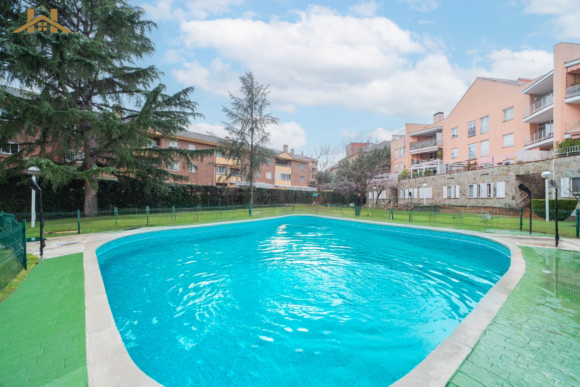 Swimming pool of Flat for sale in Galapagar  with Heating, Terrace and Furnished