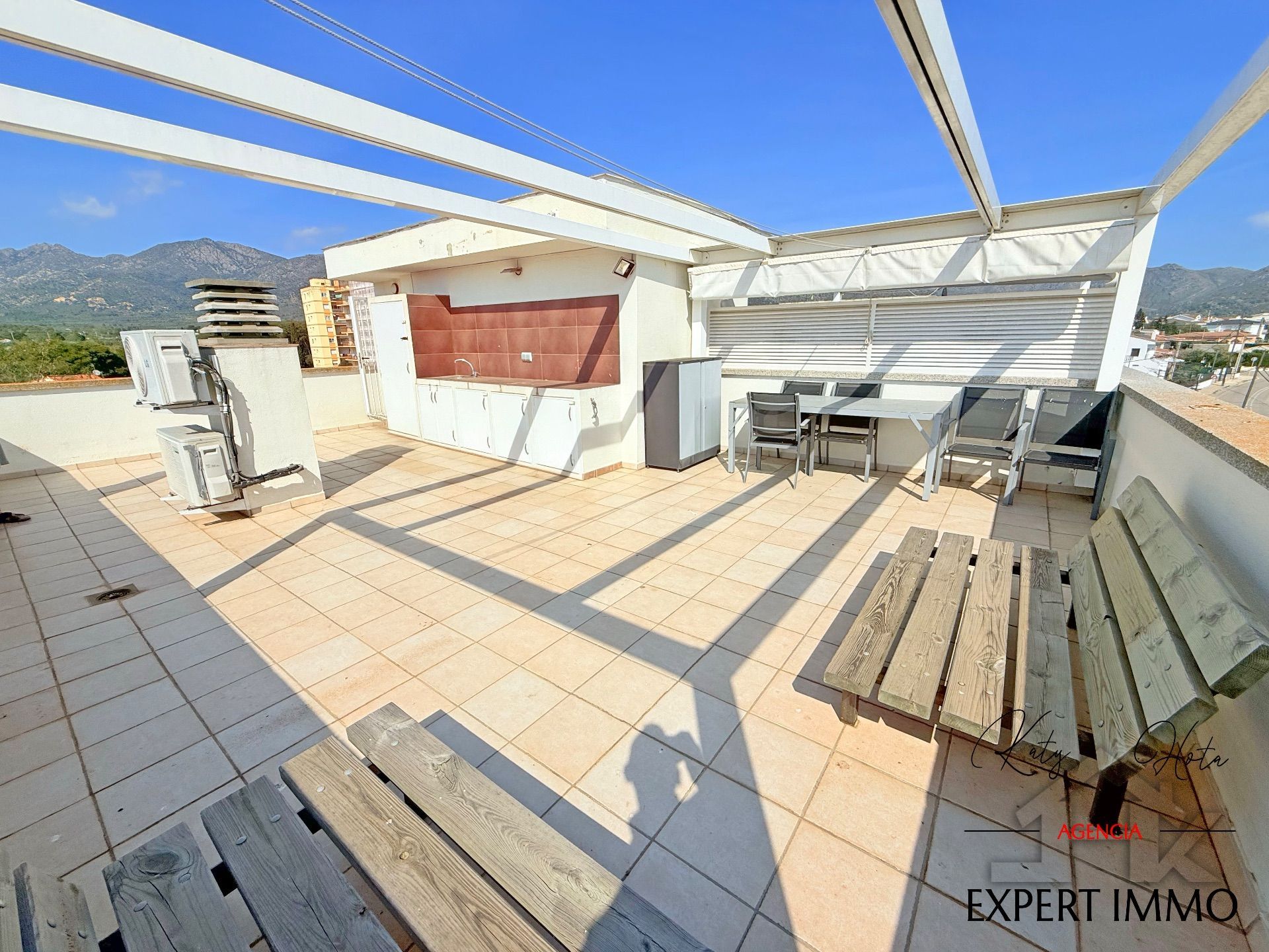 Terrace of Attic for sale in Roses  with Air Conditioner, Heating and Terrace