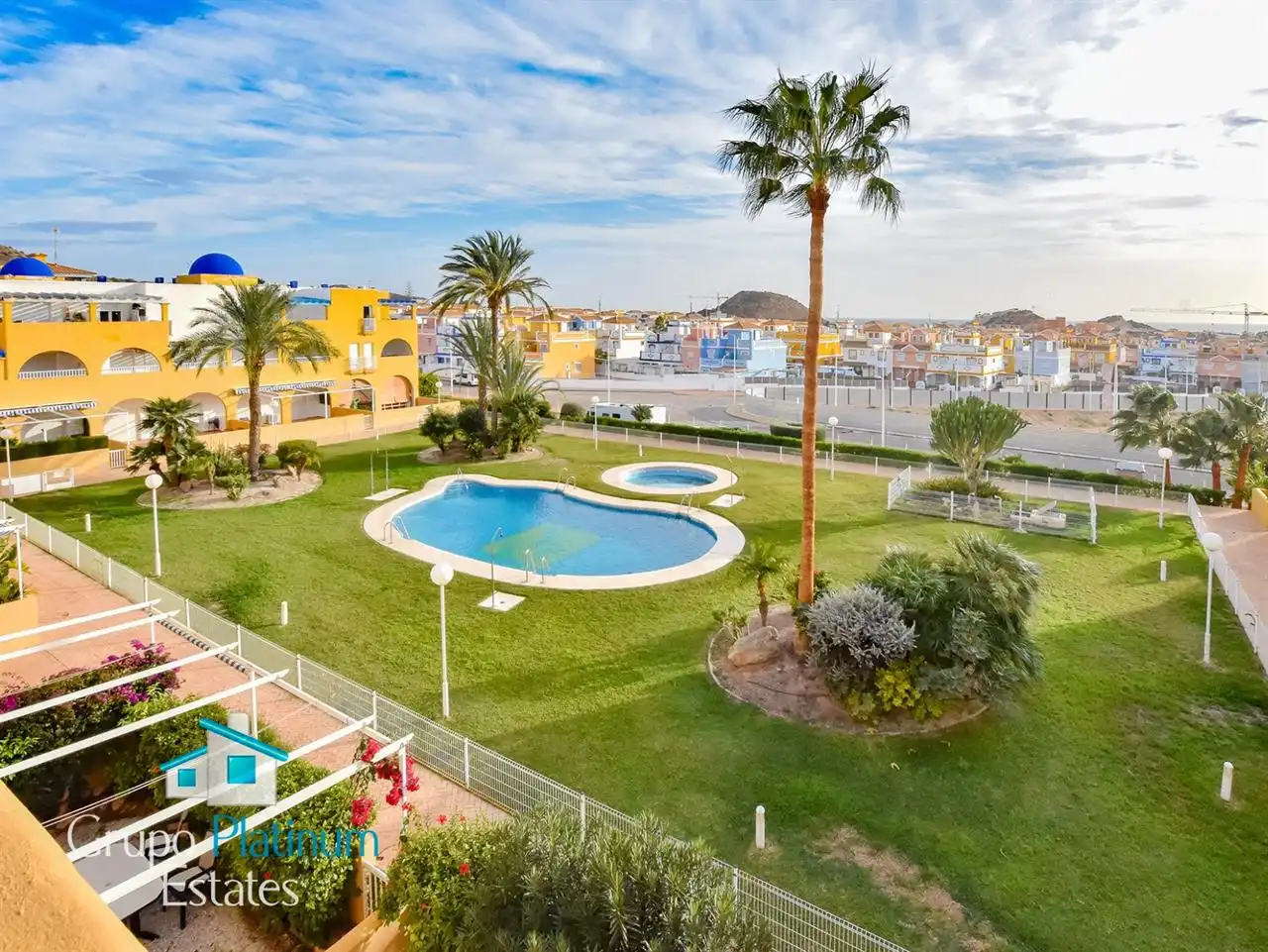 Swimming pool of Apartments for sale in Pulpí  with Air Conditioner, Terrace and Swimming Pool