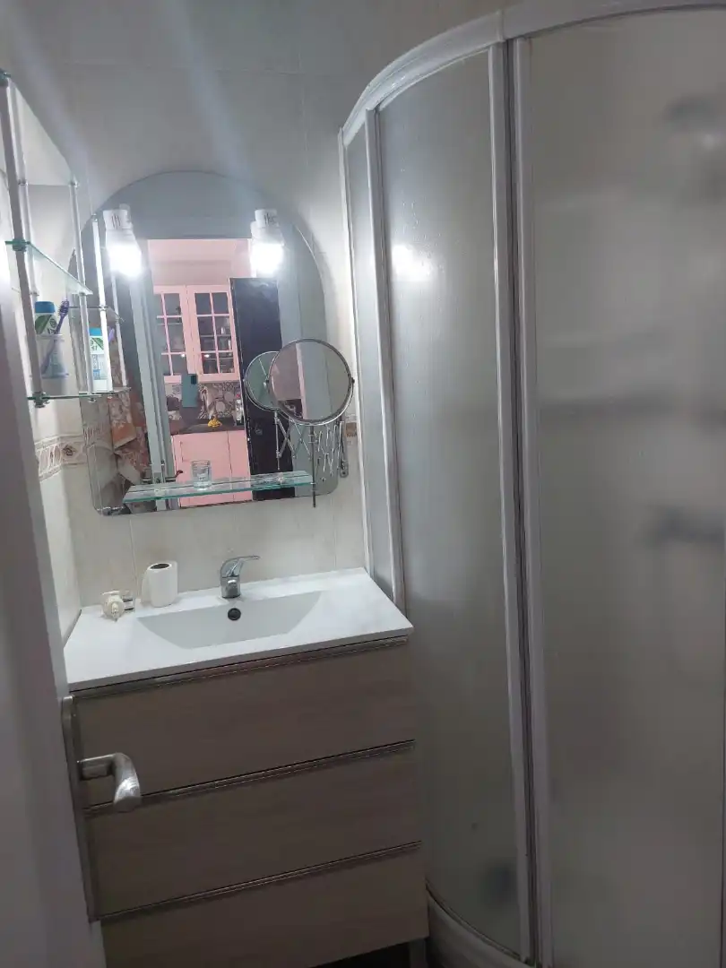 Badezimmer von Wohnungen zur Miete in Benalmádena mit Klimaanlage, Möbliert und Haustiere erlaubt