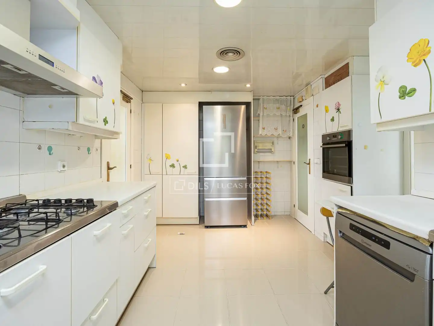 Kitchen of Flat for rent in Barcelona  with Air Conditioner, Heating and Furnished