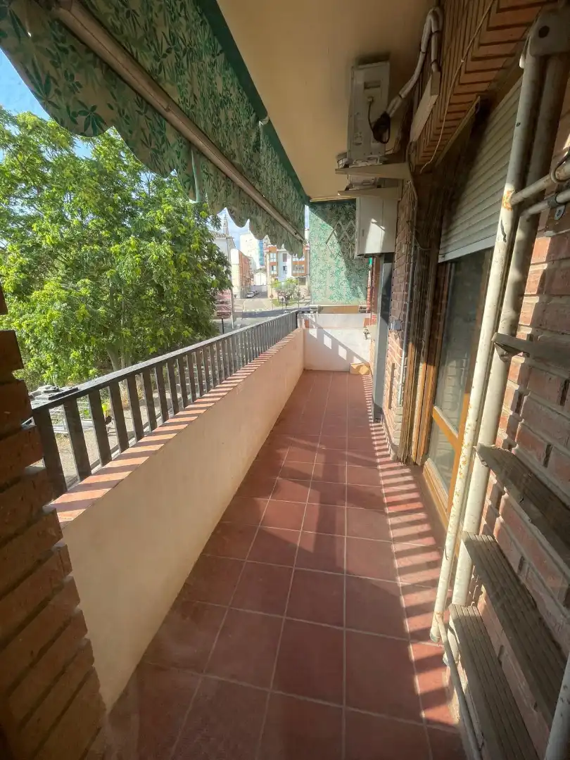 Balcony of Flat for sale in Calahorra  with Air Conditioner, Heating and Furnished