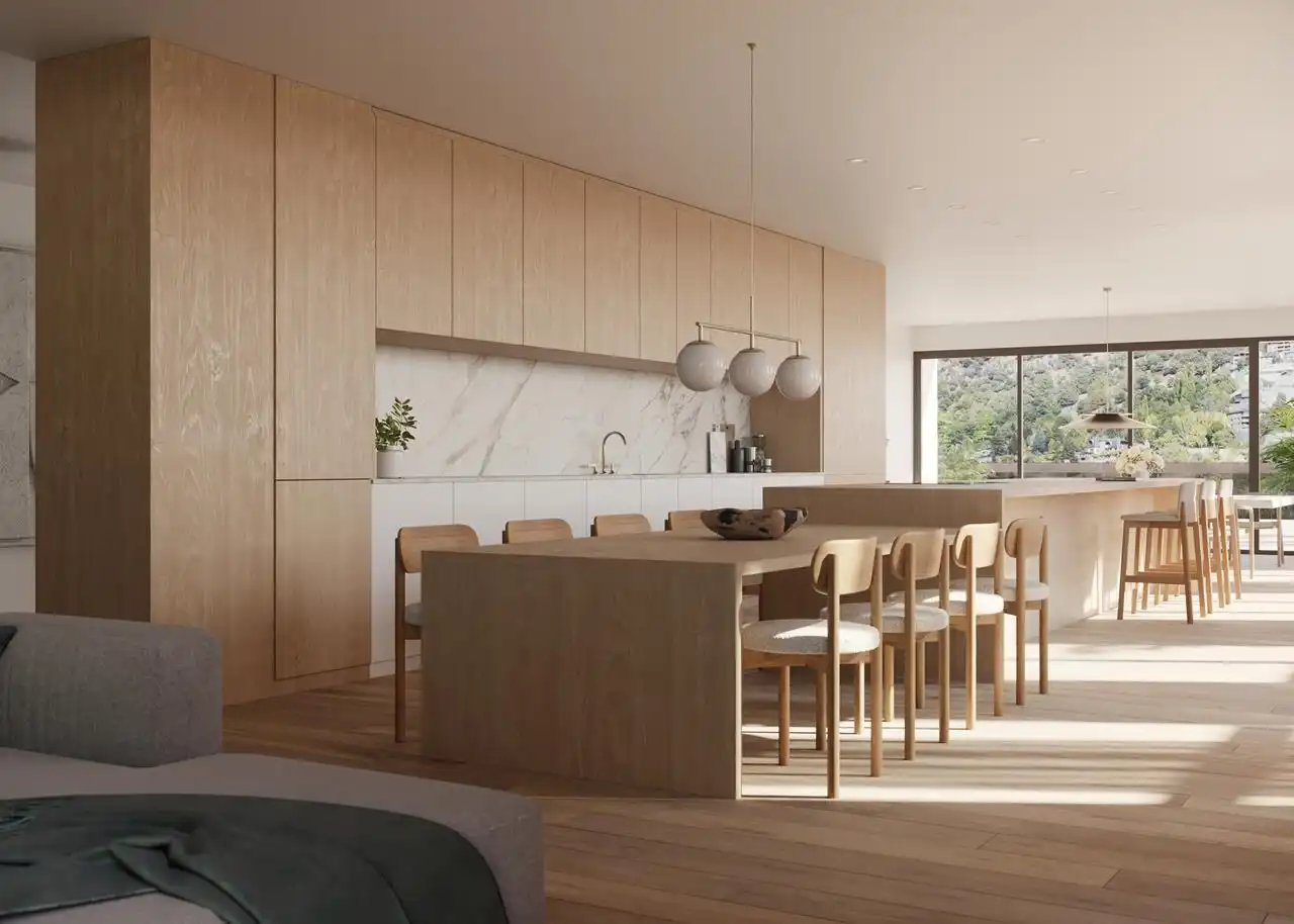 Cocina de Dúplex en venta en Escaldes – Engordany con Calefacción y Terraza
