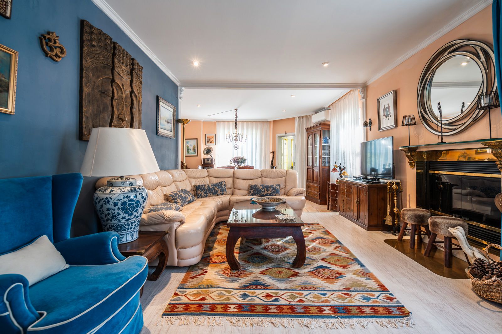 Living room of House or chalet for sale in Becerril de la Sierra  with Air Conditioner, Heating and Private garden