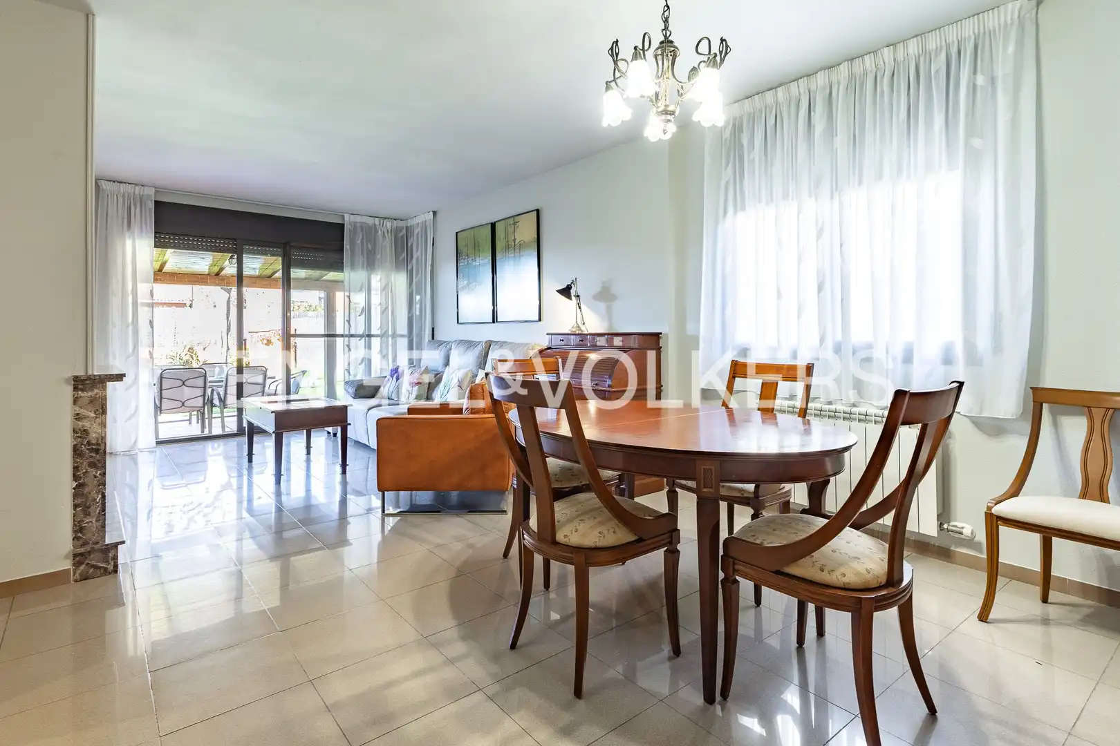 Sala de estar de Casa o chalet de alquiler en Sant Vicenç de Montalt con Calefacción, Jardín privado y Piscina