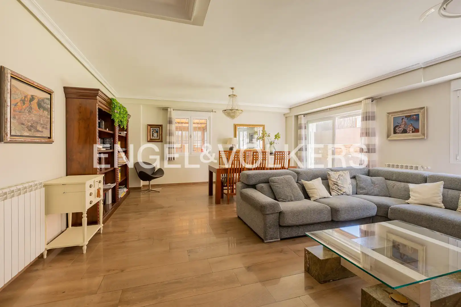 Sala de estar de Apartamento en venta en Boadilla del Monte con Aire acondicionado, Calefacción y Jardín privado
