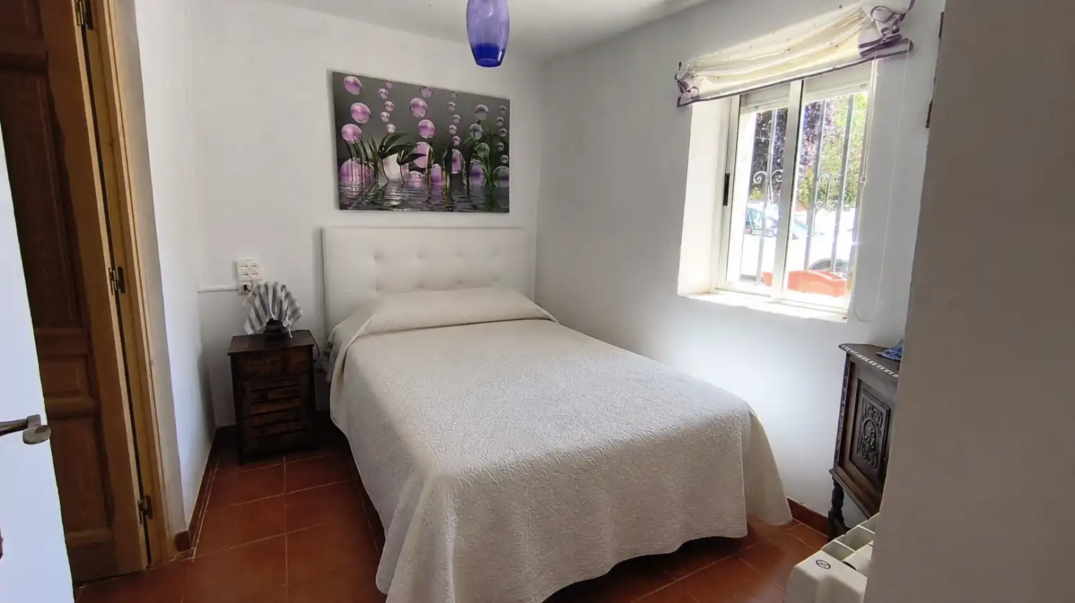 Dormitori de Casa adosada en venda en Grajal de Campos amb Calefacció i Moblat