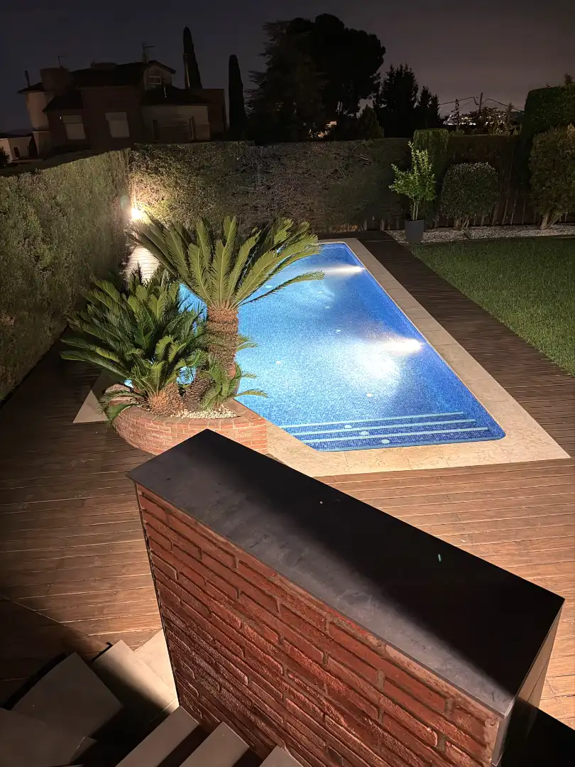 Piscina de Casa o xalet en venda en La Garriga amb Calefacció, Jardí privat i Parquet