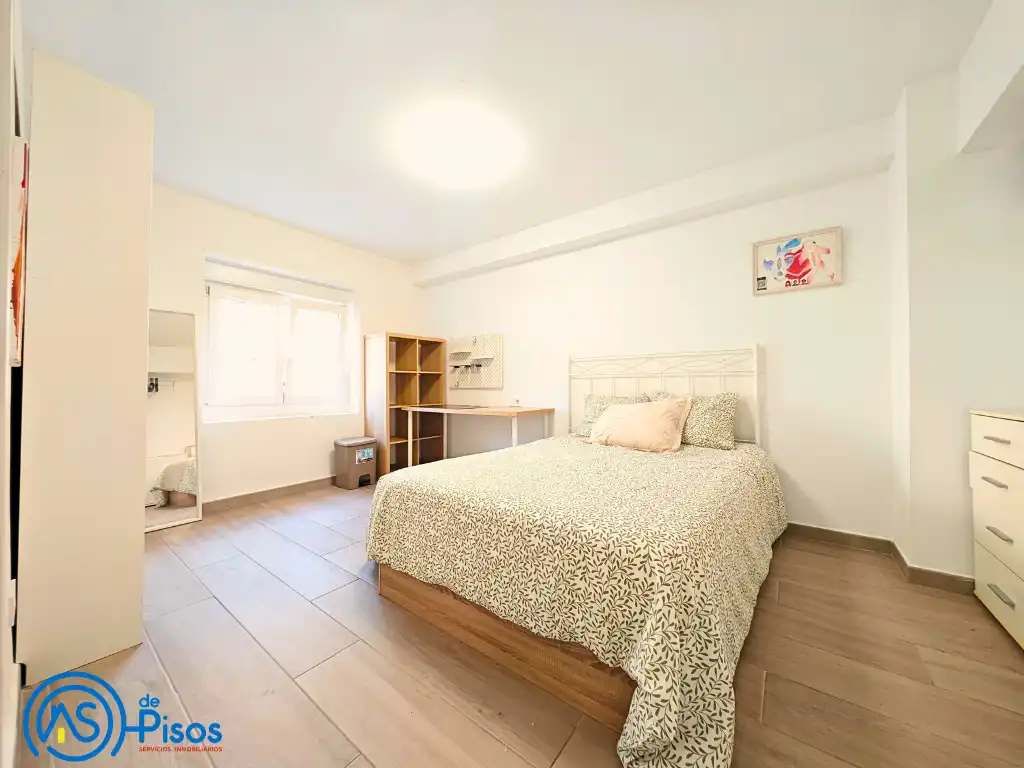Bedroom of Flat for rent in Zaragoza  with Air Conditioner, Heating and Parquet flooring