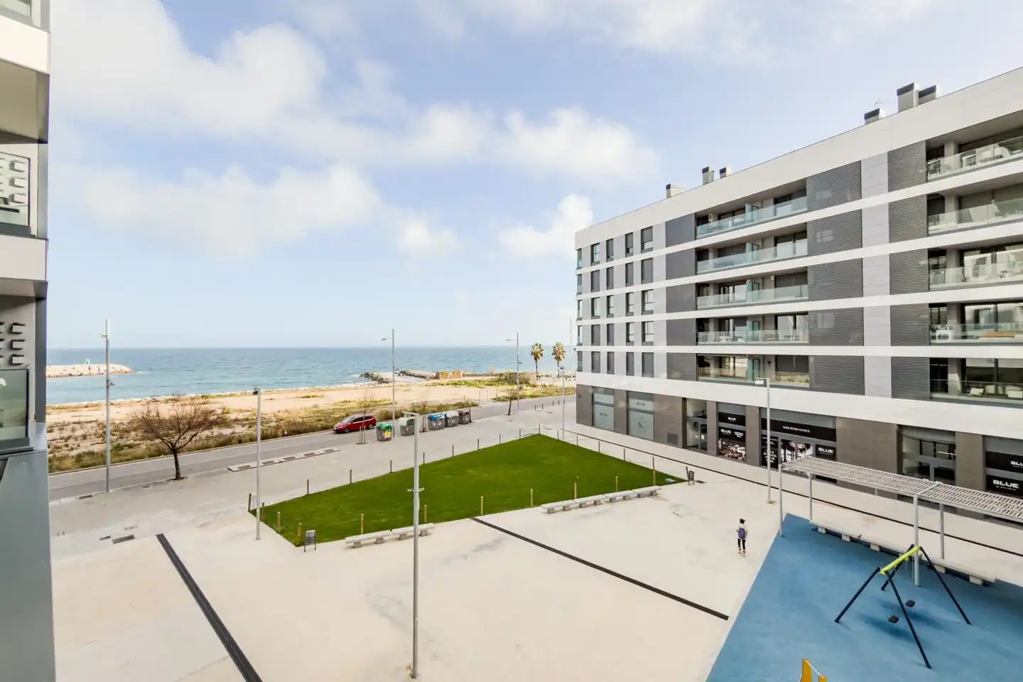 Terrace of Flat for rent in Badalona  with Air Conditioner, Heating and Terrace