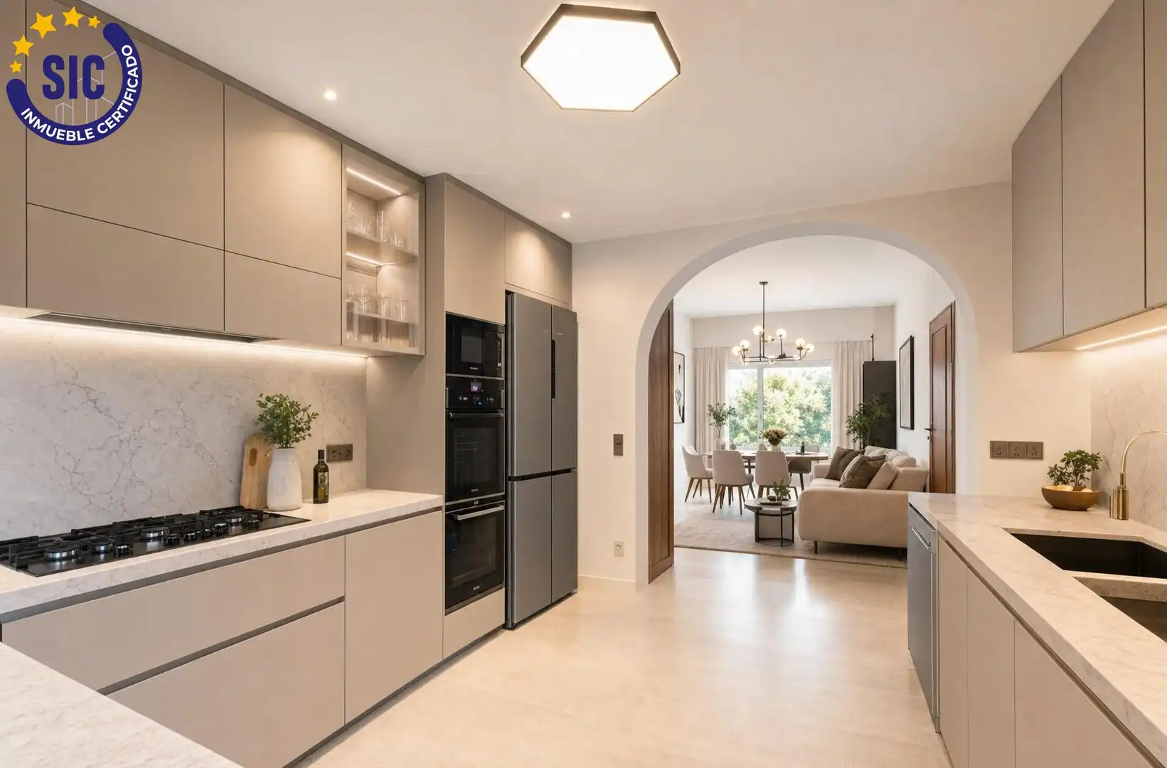 Cocina de Casa o chalet en venta en Serra con Aire acondicionado, Calefacción y Jardín privado