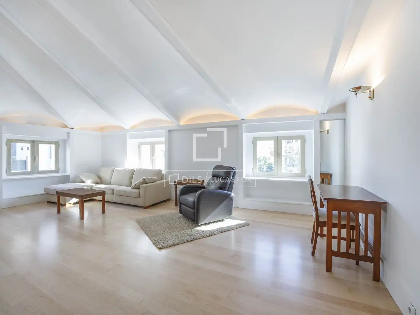 Sala de estar de Piso de alquiler en Valencia con Aire acondicionado, Calefacción y Parquet