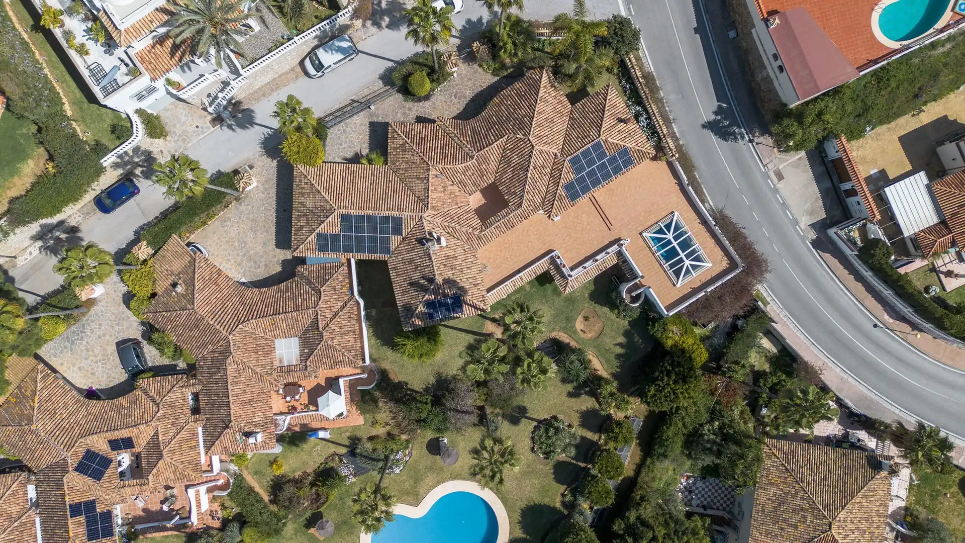 Vista exterior de Casa o xalet en venda en Mijas amb Terrassa