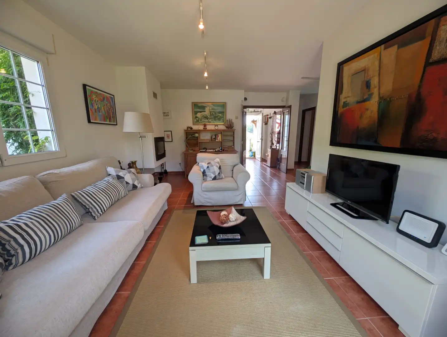Living room of Houses for sale in Voto  with Heating, Private garden and Parquet flooring