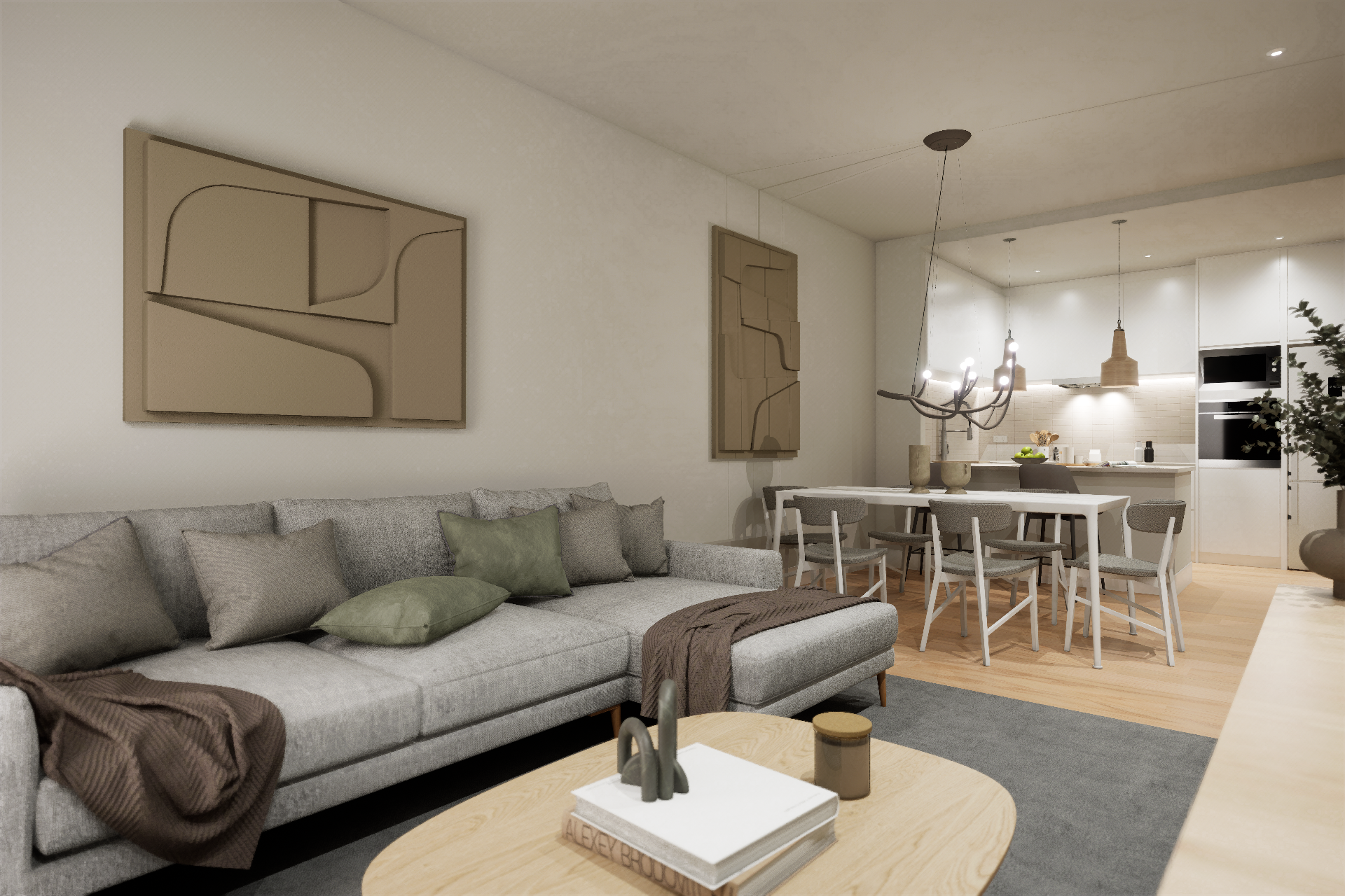 Living room of Flat for sale in Vilanova i la Geltrú  with Air Conditioner, Heating and Private garden