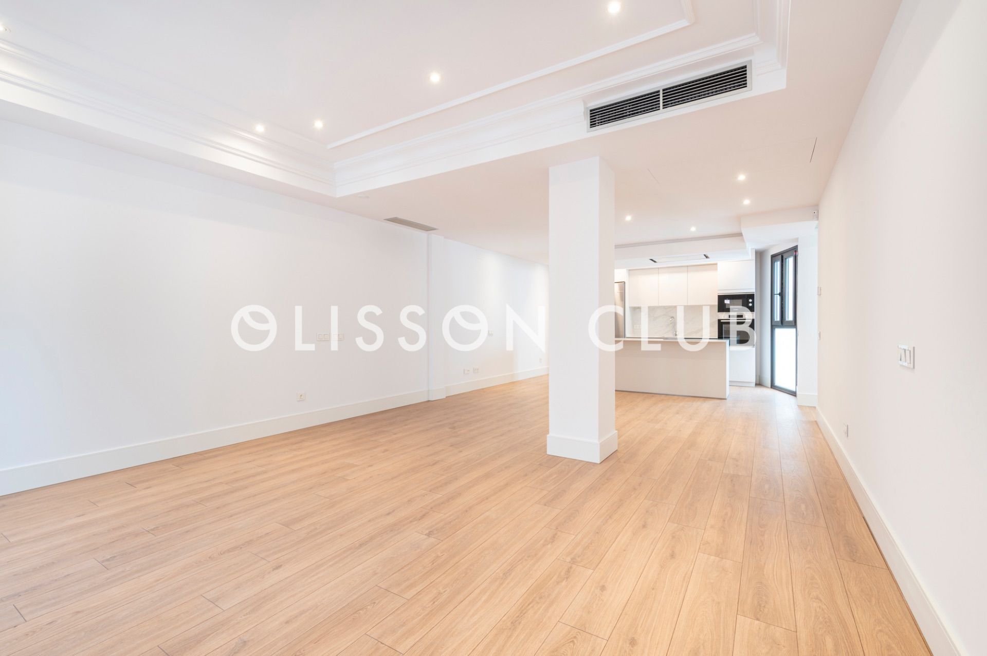 Living room of Flat for sale in  Madrid Capital  with Air Conditioner, Storage room and Home automation