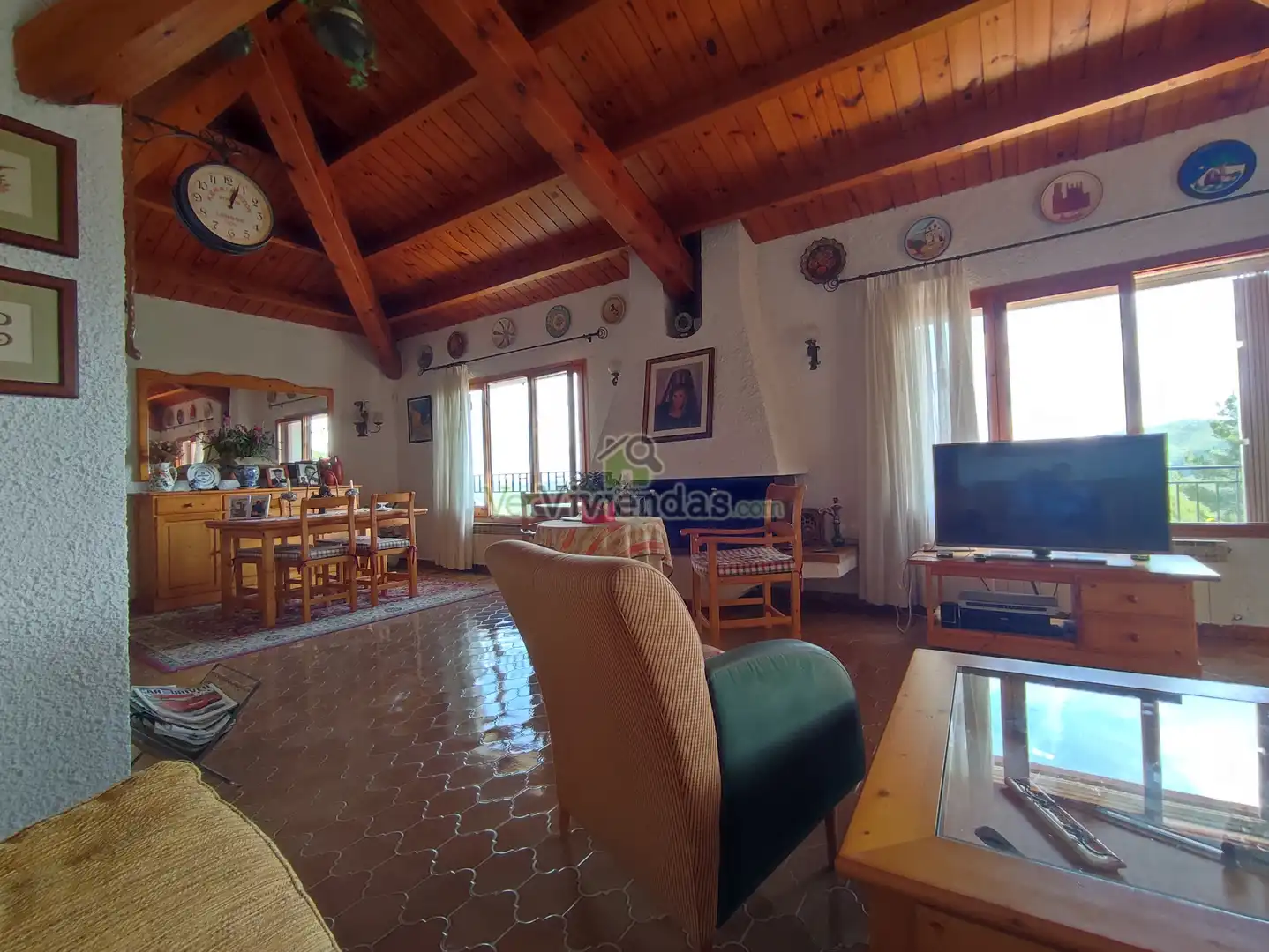 Sala de estar de Casa o chalet en venta en Vallirana con Calefacción, Jardín privado y Terraza